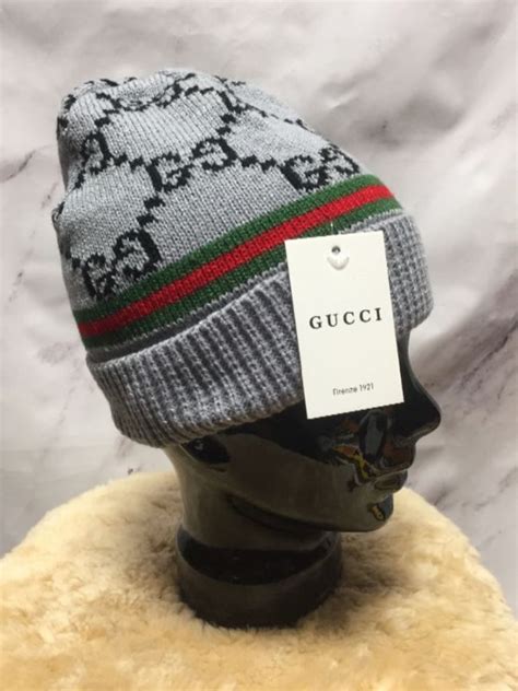 gucci monogram beanie|gucci beanies for men.